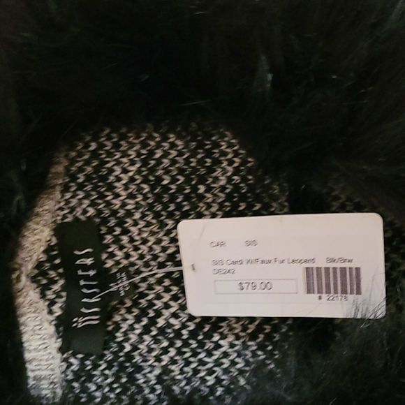 iiSisters Black and Gray Leopard print cardigan - Picture 2 of 7